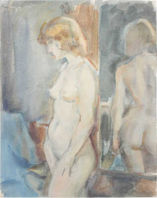 Лянглебен Моисей Вольфович. Обнаженная с зеркалом